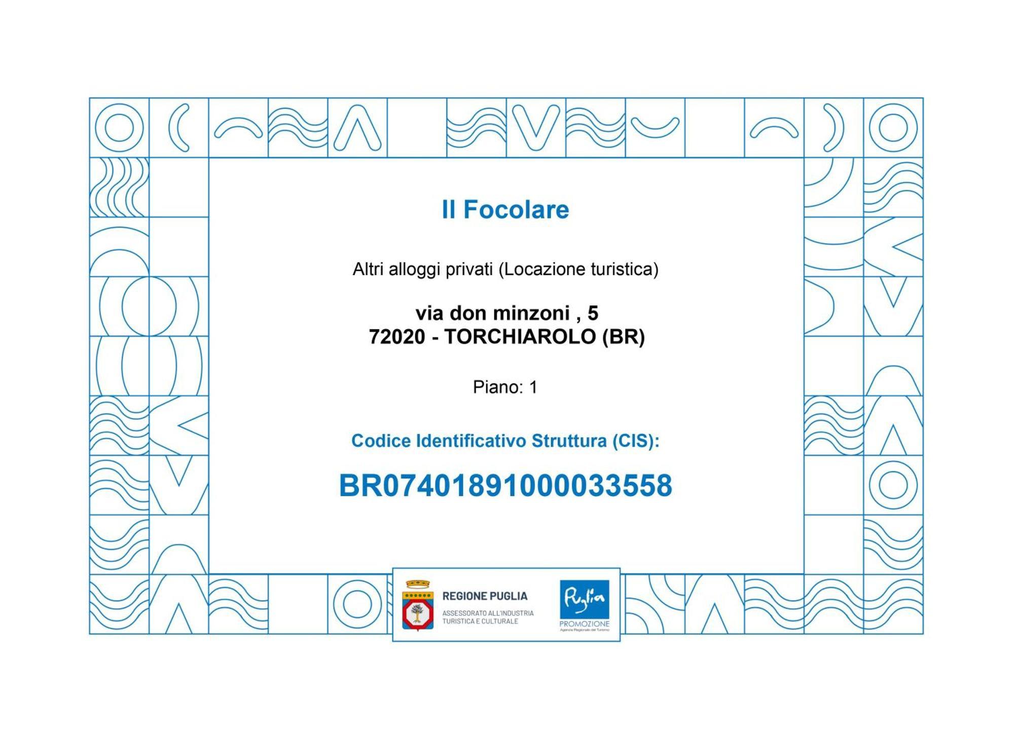 Holiday home Salento Casa Il Focolare Torchiarolo
